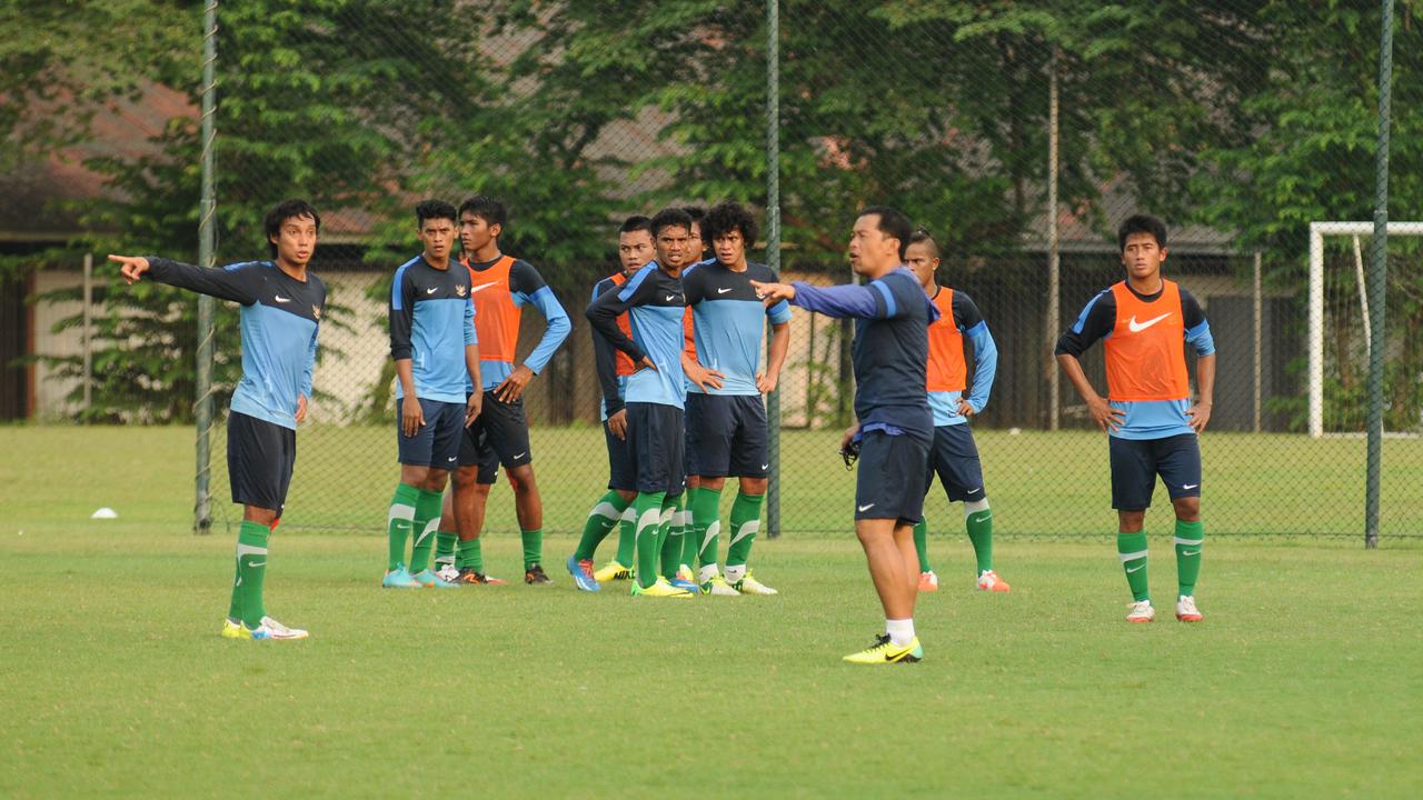 Latihan Timnas Indonesia U-23