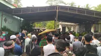 Prosesi pemakaman jenazah muslim Tionghoa, Yusuf Gunawan Santoso di Wlahar Kulon, Banyumas. (Foto: Liputan6.com/Humas Pemkab Banyumas)