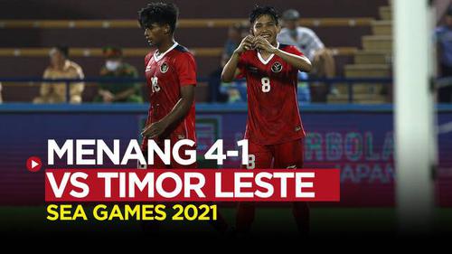VIDEO: Witan Sulaeman 2 Gol, Timnas Indonesia Menang 4-1 atas Timor Leste di SEA Games 2021