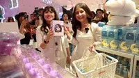 Prilly Latuconsina saat menghadiri pembukaan gerai Miniso di Margo City, Depok, Jawa Barat, baru-baru ini.