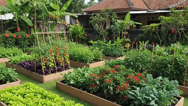 Raised Bed Garden untuk Sayur dan Buah