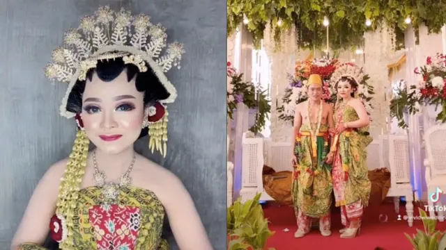 Alami Kecelakaan Jelang Hari Pernikahan, Hasil Rias Pengantin Ini Bikin Pangling. (Sumber: TikTok/vividwiwedding)