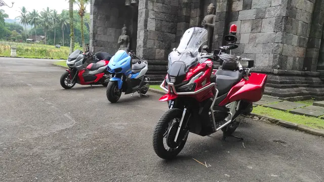Tampilan modifikasi ADV150 Honda Dream Ride Project (Arief A/ Liputan6.com)