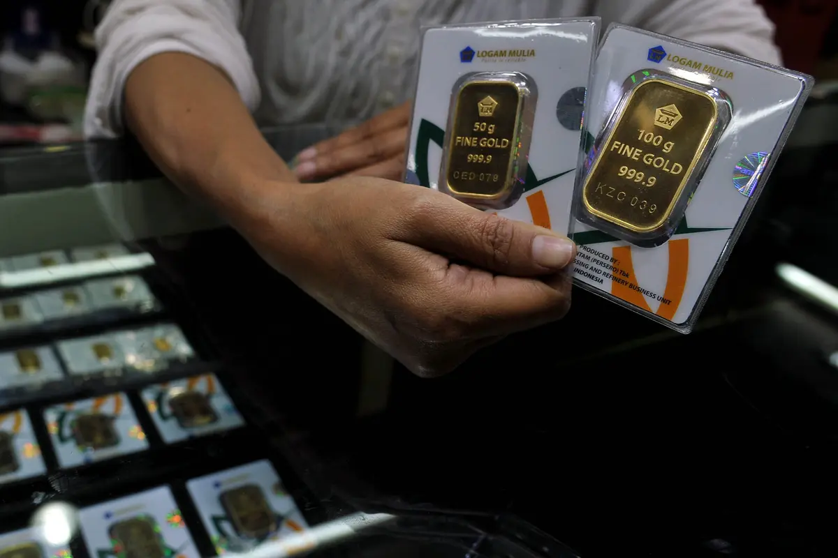 20150903-Harga Emas Antam Stabil di Rp560.000/Gram-Jakarta