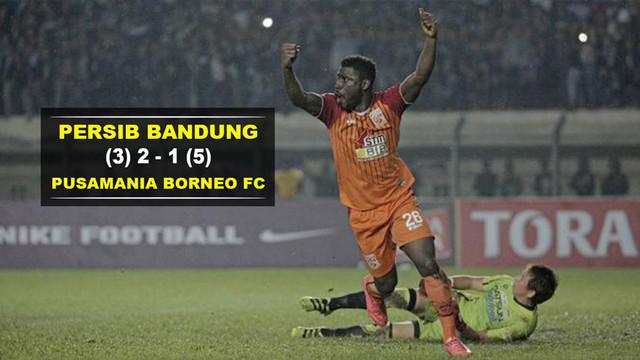 Video highlights Piala Presiden 2017 antara Persib Bandung melawan Pusamania Borneo FC yang berakhir dengan adu penalti dengan skor 3-5.
