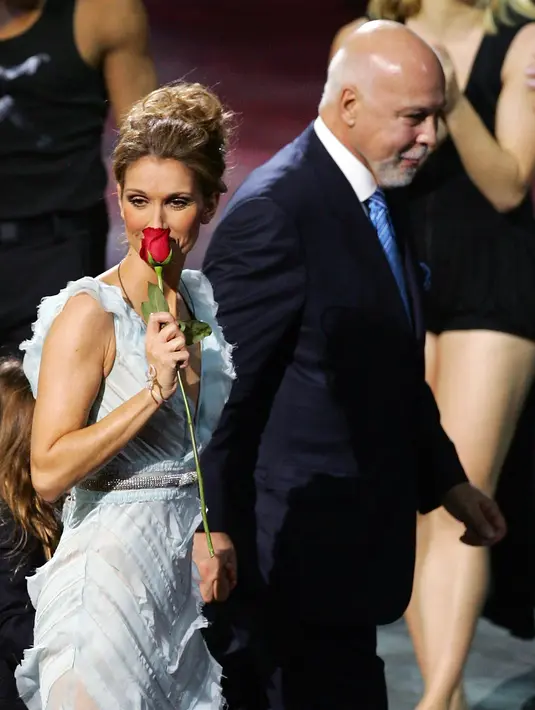 Rene Angelil meninggal di usia 73 tahun karena mengidap penyakit kanker tenggorokan yang dideritanya. (AFP/Bintang.com)