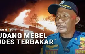 Gudang Mebel di Tembalang Ludes Terbakar, Pemilik Usaha Terancam Gulung Tikar