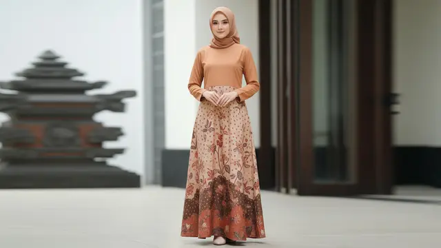 7 Tren Gamis Batik Hijabers Terbaru yang Minimalis namun Tetap Menutup Aurat, Anggun Dipakai Sehari-hari hingga Acara Resmi
