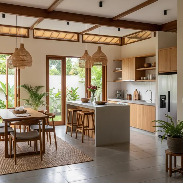 Model Tata Ruang Dapur Rumah di Desa
