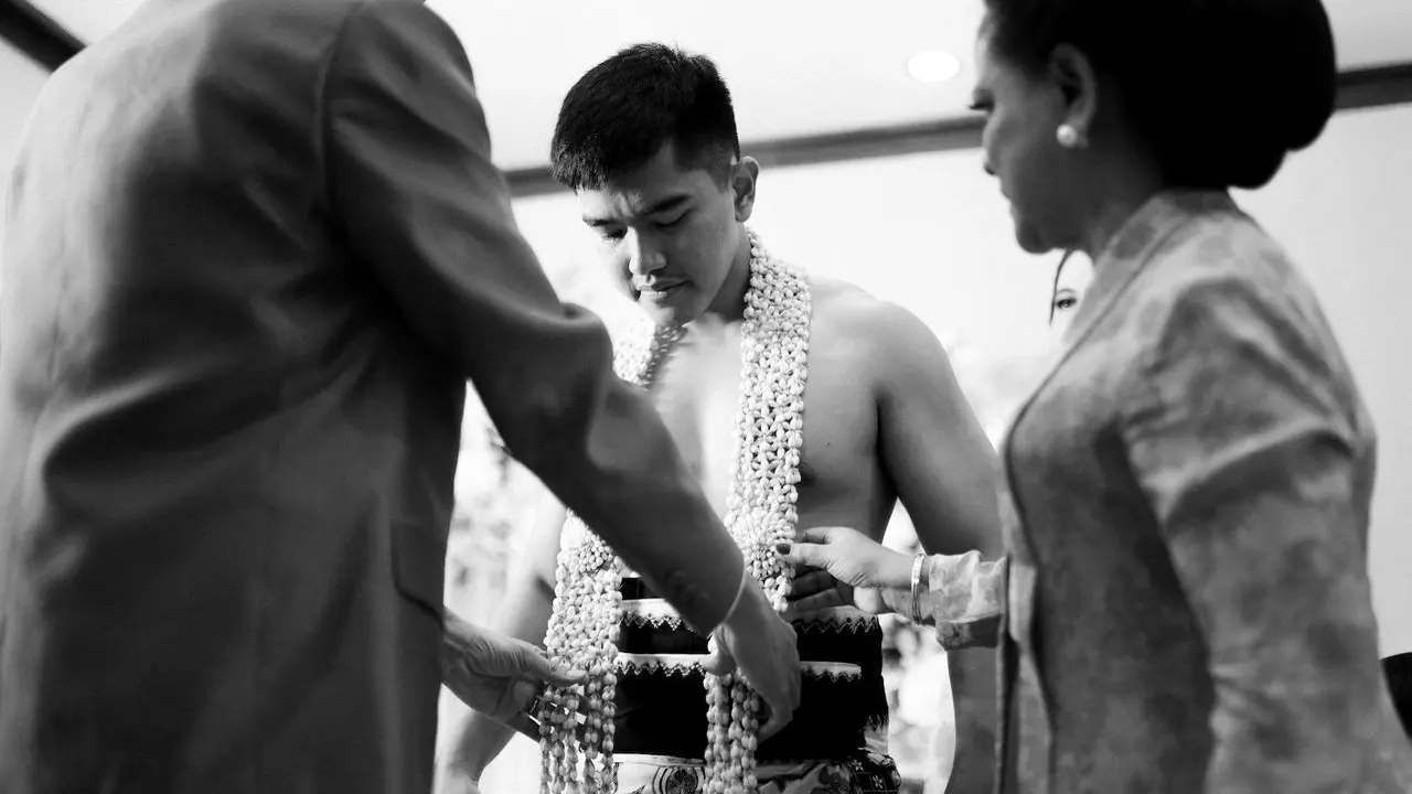 Kaesang Pangarep lakoni siraman jelang nikah (Bridestory/MORDEN)