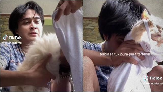 Momen Kevin Gutomo Kehilangan Kucing yang Menemaninya Sejak SMK, Bikin Nyesek