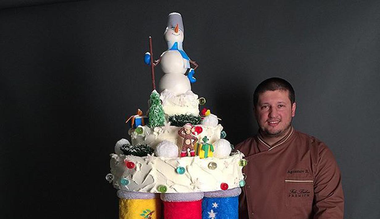 Berhenti Bertinju Renat Kini Jadi Pastry Chef Dengan Kue  
