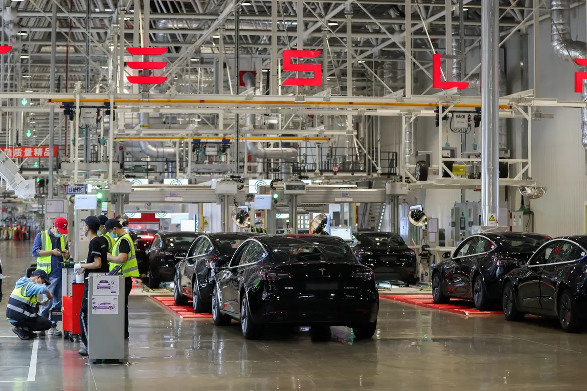 FOTO: Melihat Gigafactory Tesla di Shanghai