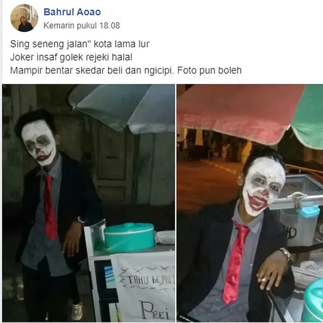 Tampil Beda, Ini 10 Potret Unik Orang Jualan Pakai Kostum Ini Niat Banget