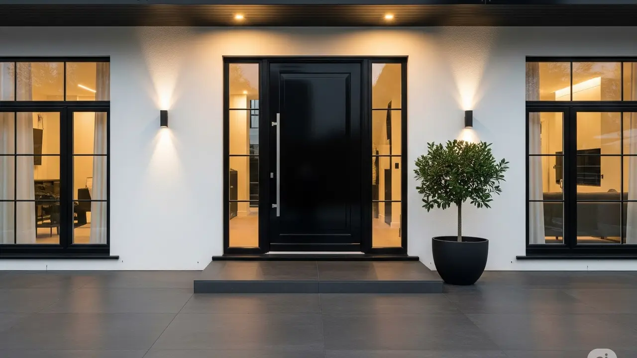 Monokrom Elegant (Hitam-Putih-Abu)