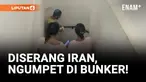 Detik-detik Warga Israel Bersembunyi di Bunker saat Diserang Iran