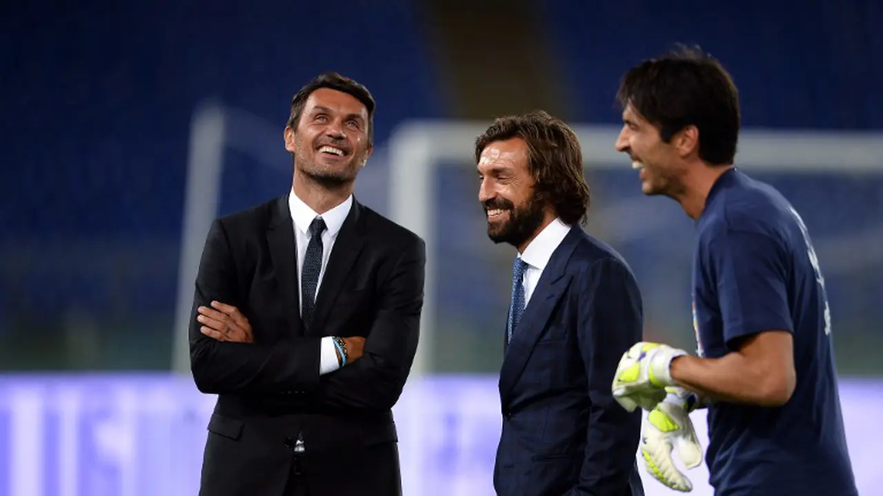 Paolo Maldini, Andrea Pirlo, Gianluigi Buffon