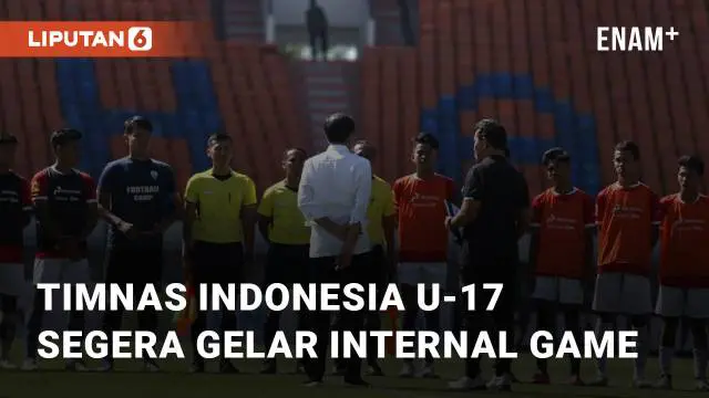 Timnas Indonesia U-17 mulai latihan perdana di Lapangan ABC, Kamis (13/7/2023). Bima Sakti, sebagai pelatih timnas U-17 pun langsung memimpin sesi latihan