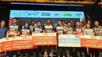 Djarum Foundation memberikan bonus kepada atlet-atletnya yang berprestasi, salah satunya Kevin Sanjaya, atas keberhasilan menjuarai Indonesia Open 2019. Penghargaan diberikan di Jakarat, Kamis (8/8/2019). (Bola.com/Yus Mei Sawitri)