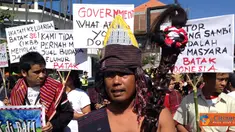 Citizen6, Bali: Bentuk protes ikatan keluarga Batak di Bali atas Klaim Tari Tor - tor dan Gondang Sambilan oleh negara tetangga. (Pengirim: Ian Lubis).