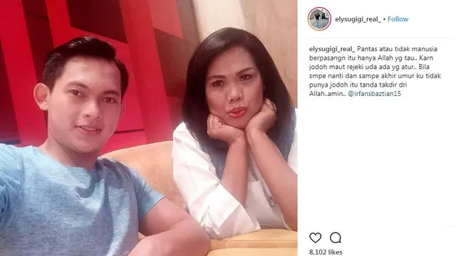 Elly Sugigi dan Irfan Sbaztian