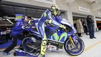 Valentino Rossi Galau Pilih Ban untuk Balapan di Jerez
