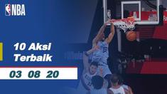 Berita Video 10 Aksi Terbaik NBA 3 Agustus 2020, Tembakan Buzzer Beater Setengah Lapangan Markelle Flutz