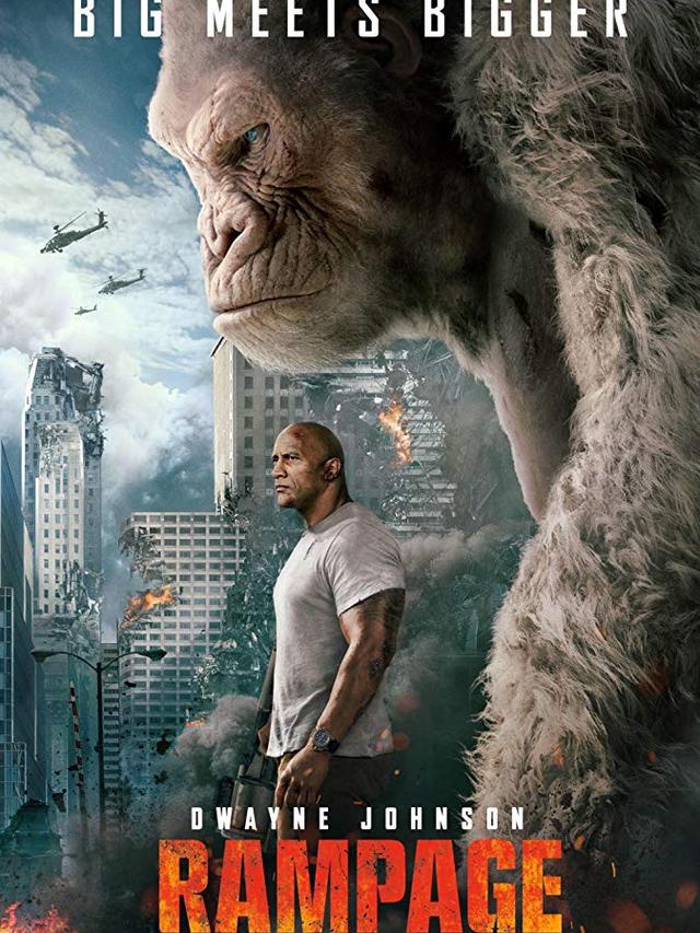 Poster film Rampage. (Foto: Dok. IMDb/  Warner Bros. Pictures)