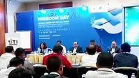 Ikatan Jurnalis Televisi Indonesia (IJTI) menggelar dua sesi diskusi sebagai rangkaian acara pada senin kemarin (Liputan 6 SCTV)
