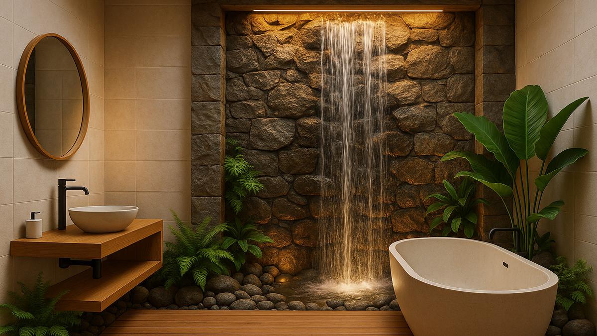 8 Model Kamar Mandi dengan Konsep Alam yang Estetik, Desain Simpel dan Menenangkan