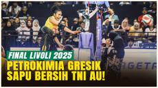 Tampil Apik! Petrokimia Gresik Sapu Bersih TNI AU di Final Livoli 2025