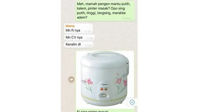 5 Chat Ibu Minta Menantu ke Anak Ini Bikin Geleng Kepala
