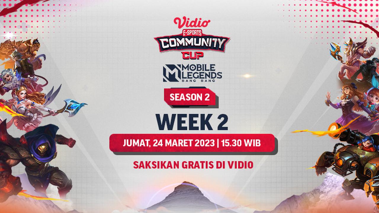 Gratis di Vidio, Live Streaming Mobile Legends Bang-bang Vidio Community Cup Season 2 Week 2 Jumat 24 Maret