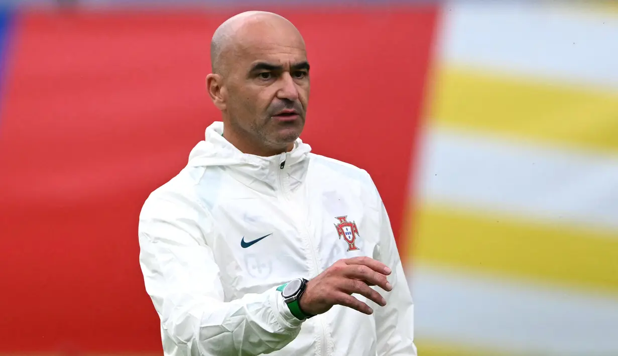 Pelatih Timnas Portugal Roberto Martinez percaya Prancis merupakan lawan yang lebih kuat dari tim-tim yang sebelumnya dihadapi Selecao das Quinas. (PATRICIA DE MELO MOREIRA / AFP)