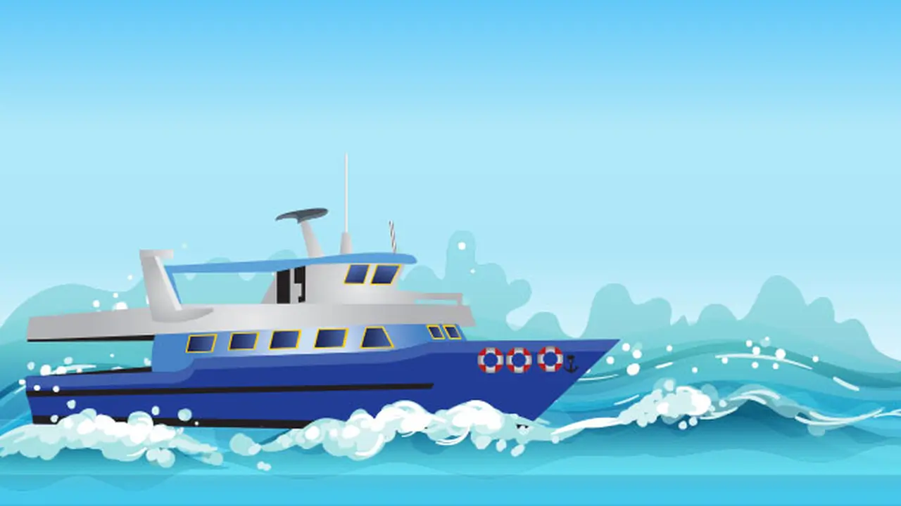 Ilustrasi kapal laut