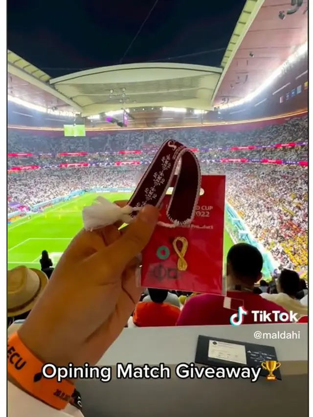6 Potret Isi Opening Match Giveaway di Piala Dunia 2022 Qatar, Bikin Iri Warganet