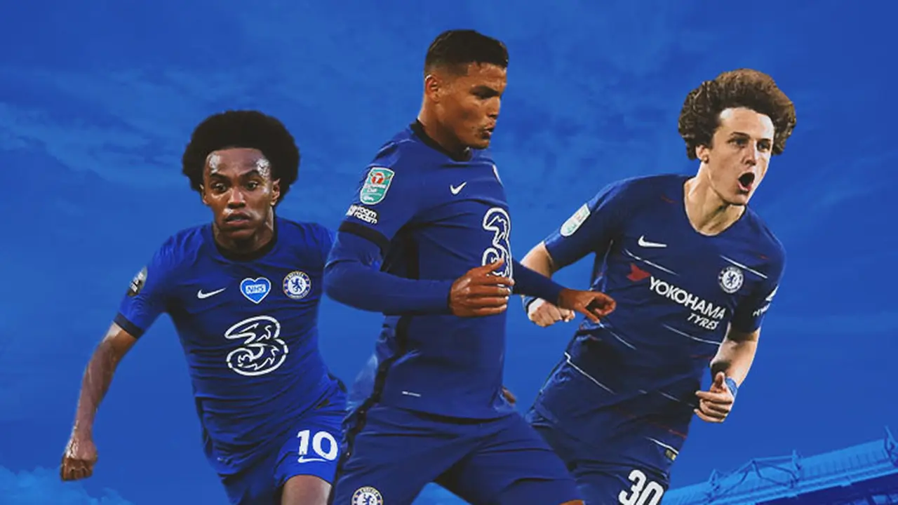 Chelsea - Willian, Thiago Silva, David Luiz