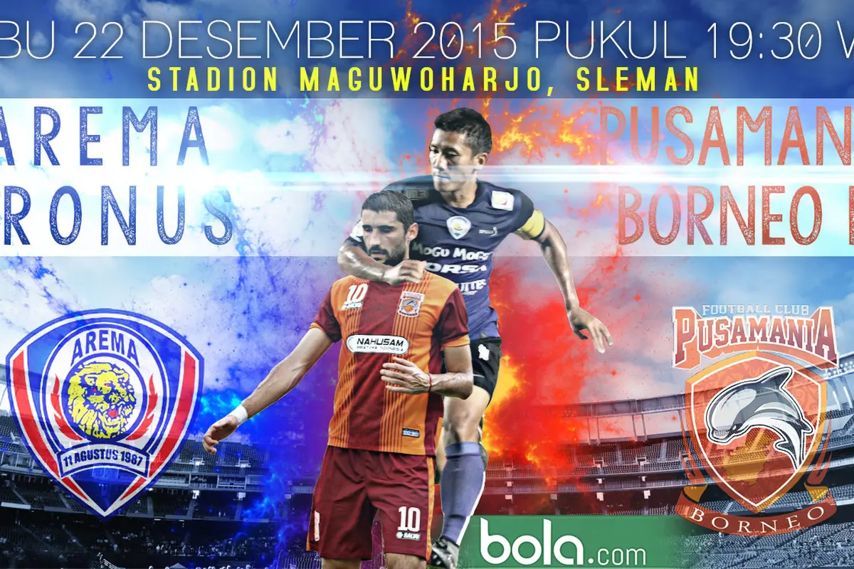 Arema Cronus vs Pusamania Borneo FC (Bola.com/Samsul Hadi)