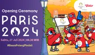 Link Live Streaming Opening Ceremony Olimpiade Paris 2024 di Vidio Malam Ini. (Sumber: dok. Vidio.com)