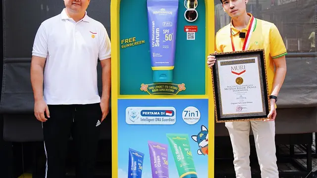 Sunscreen Lokal dengan Teknologi Perlindungan DNA Ini Pecahkan Rekor MURI