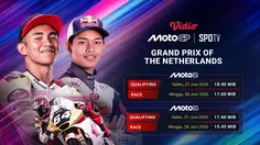 Nonton Moto3 & Moto2 Grand Prix of Netherlands: Menaklukkan “The Cathedral of Speed” di Vidio