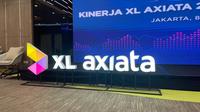 Logo XL Axiata (Liputan6.com/ Agustin Setyo Wardani).