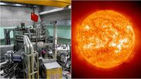 China Uji Coba Nyalakan Matahari Buatan, Panasnya 5 Kali Matahari Asli. (Sumber: Xinhua Net and European Space Agency (ESA))