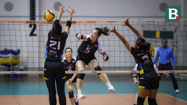Foto: Mengintip Keseruan Pemusatan Latihan Timnas Voli Putri Singapura di Indonesia, Dijajal Tiga Tim dari Proliga