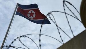 Bendera Korea Utara (AFP PHOTO)