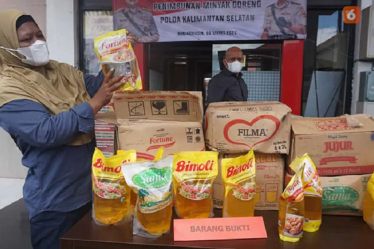 Barang Bukti Minyal Goreng