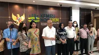 Menteri Koperasi dan UKM Teten Masduki saat Konferensi Pers terkait Update Transformasi Digital Koperasi dan UMKM, Selasa (1/11/2022).