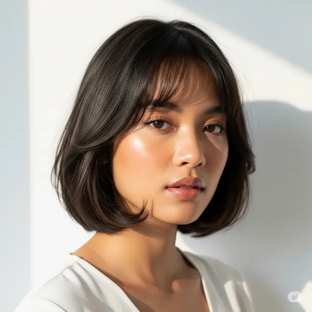 8 Model Rambut Wanita Wajah Bulat Jidat Lebar: Pilihan Terbaik & Tipsnya
