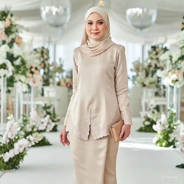 Model Baju Kurung Modern untuk Pesta
