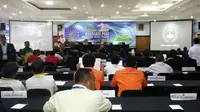 Asprov PSSI Jawa Timur menggelar Kongres Tahunan 2017. (Bola.com/Zaidan Nazarul)